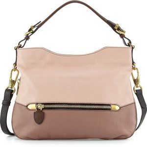 OrYANY Shoulder Ellie Leather Colorblock Hobo Bag